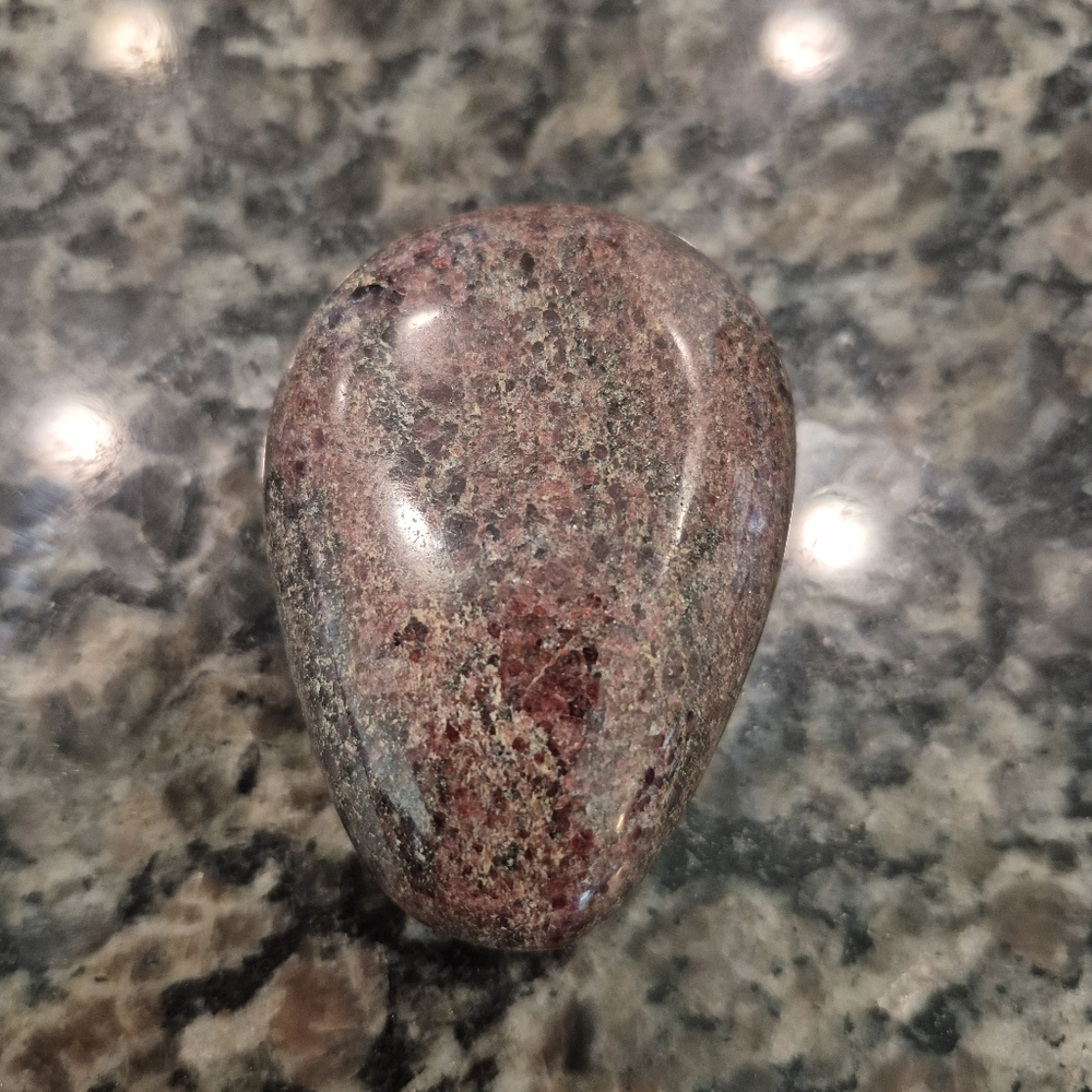 Natural Llanite Jasper Que Serra Palm Stone #9 New - Picture 5 of 6
